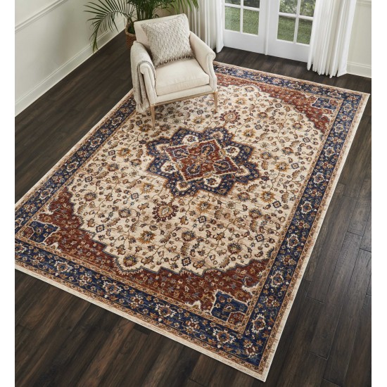 Nourison Lagos LAG01 Area Rug, Cream, 9'10" x 13'2"