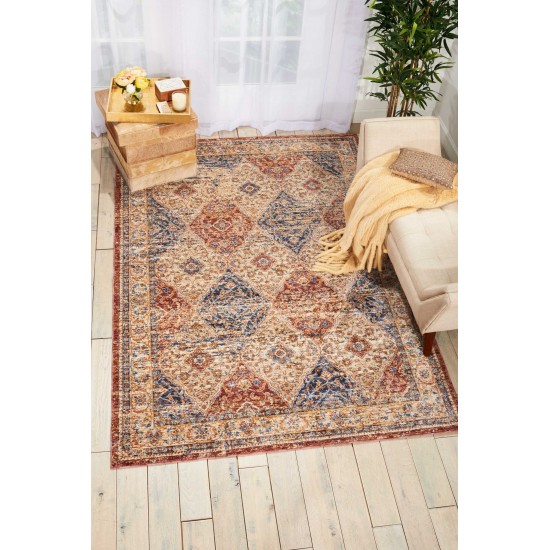 Nourison Lagos LAG05 Area Rug, Multicolor, 7'10" x 9'10"