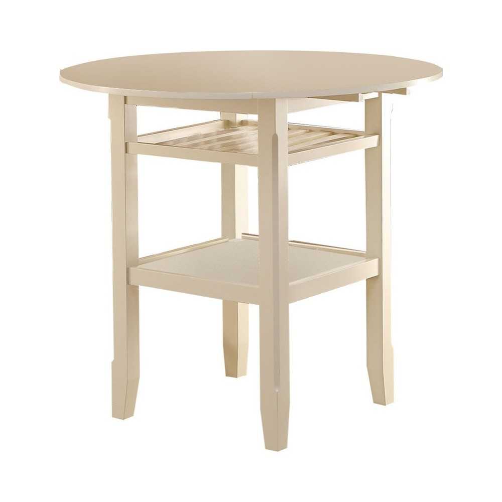 ACME Tartys Counter Height Table, Cream