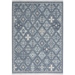 Nourison Lennox LEN02 Area Rug, Blue/Grey, 5'3" x 7'3"