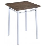 ACME Nadie Bar Table, Oak & Chrome