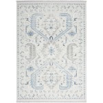 Nourison Lennox LEN03 Area Rug, Ivory/Grey, 4' x 6'