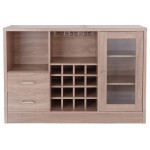 ACME Hazen Server, Rustic Oak