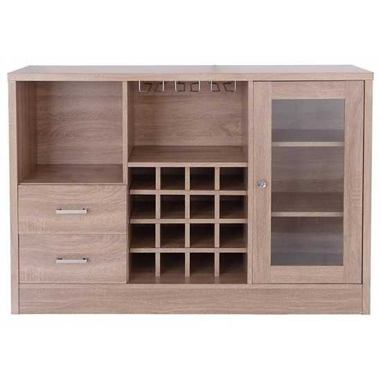 ACME Hazen Server, Rustic Oak