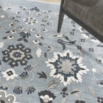 Nourison Lennox LEN04 Area Rug, Light Blue Grey, 9' x 12'