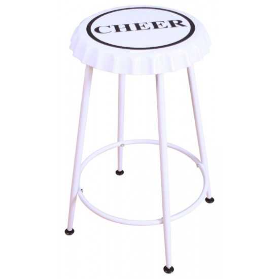 ACME Mant Counter Height Stool (Set-2), White