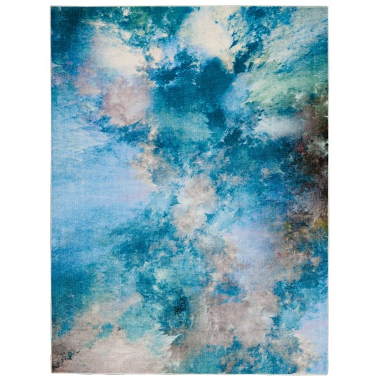 Nourison Le Reve LER02 Area Rug, Seafoam, 5'3" x 7'3"