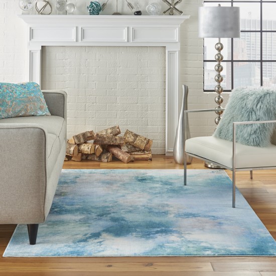 Nourison Le Reve LER02 Area Rug, Seafoam, 5'3" x 7'3"