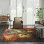 Nourison Le Reve LER07 Area Rug, Red/Multicolor, 7'9" x 9'9"