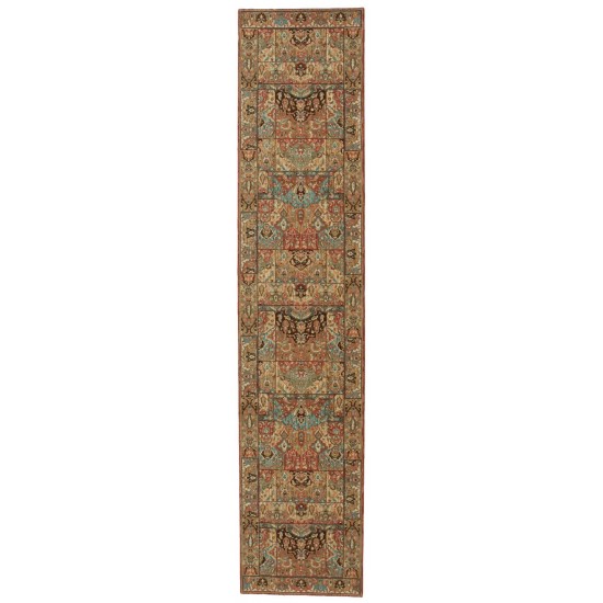 Nourison Living Treasures LI02 Runner Rug, Multicolor, 2'6" x 12'