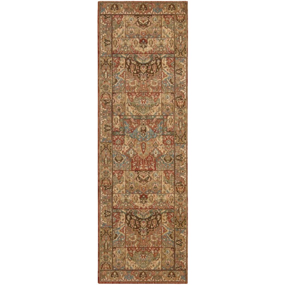 Nourison Living Treasures LI02 Runner Rug, Multicolor, 2'6" x 8'