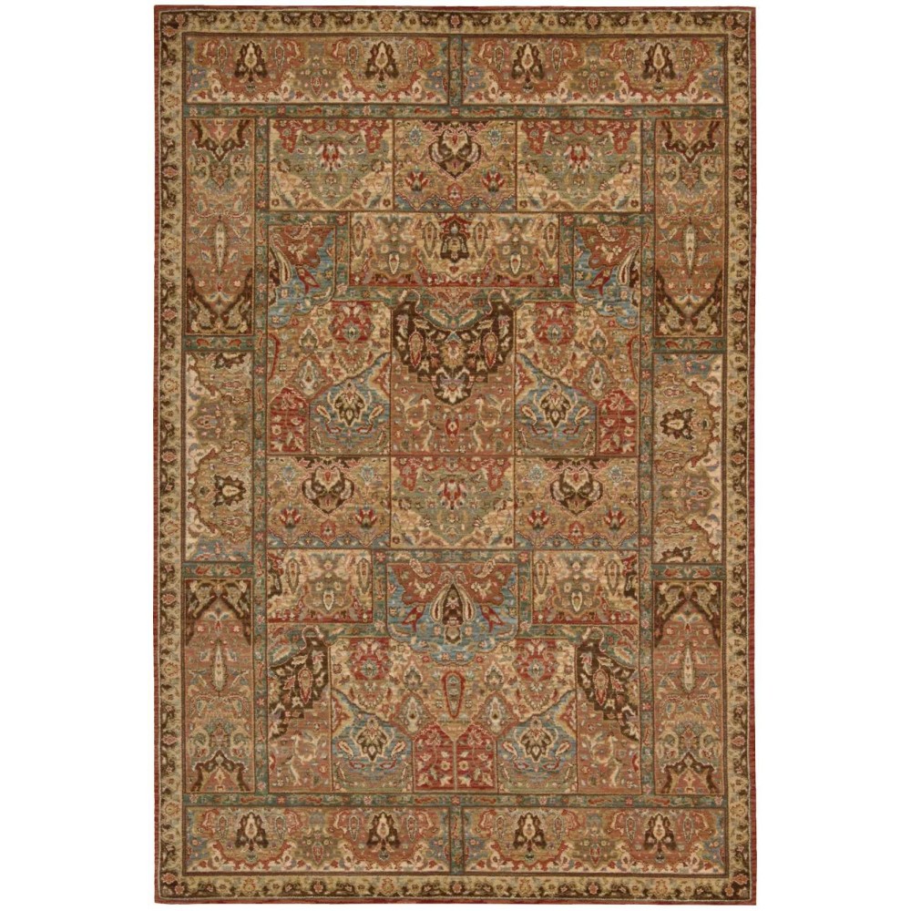 Nourison Living Treasures LI02 Area Rug, Multicolor, 5'6" x 8'3"