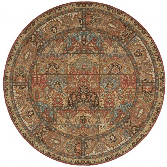 Nourison Living Treasures LI02 Area Rug, Multicolor, 7'10" x Round