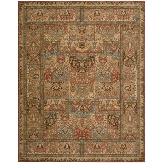 Nourison Living Treasures LI02 Area Rug, Multicolor, 7'6" x 9'6"