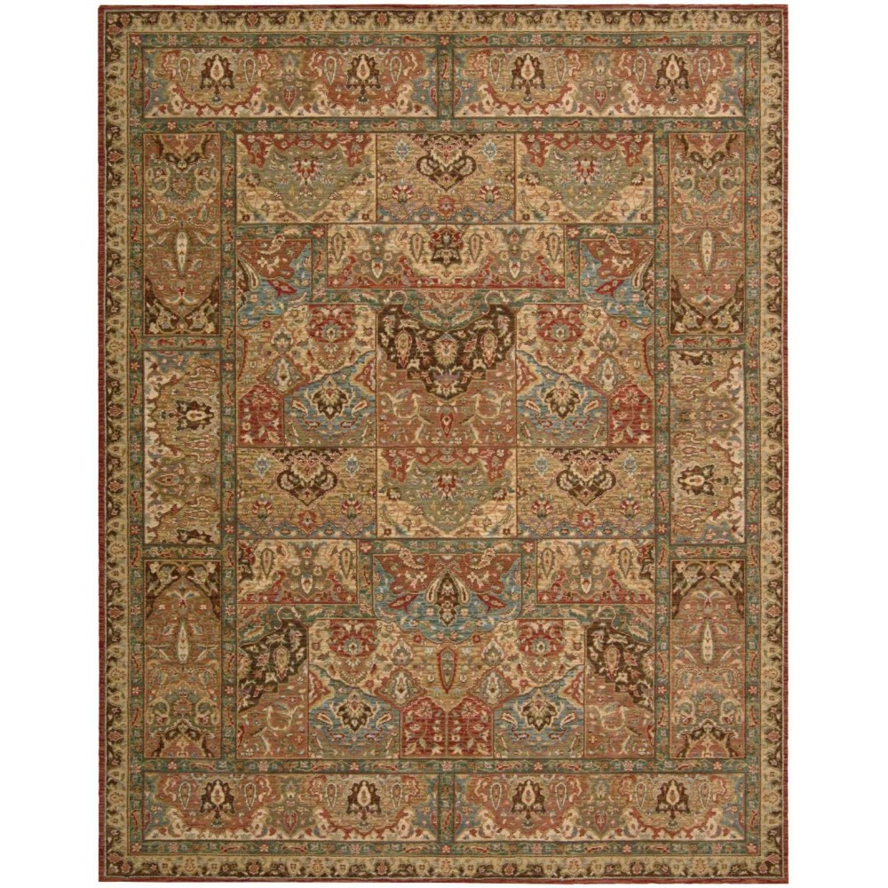 Nourison Living Treasures LI02 Area Rug, Multicolor, 9'9" x 13'9"