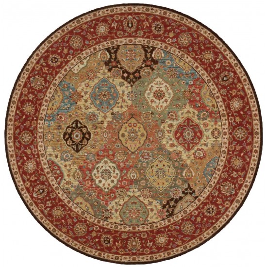 Nourison Living Treasures LI03 Area Rug, Multicolor, 7'10" x Round