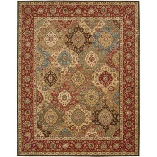 Nourison Living Treasures LI03 Area Rug, Multicolor, 7'6" x 9'6"