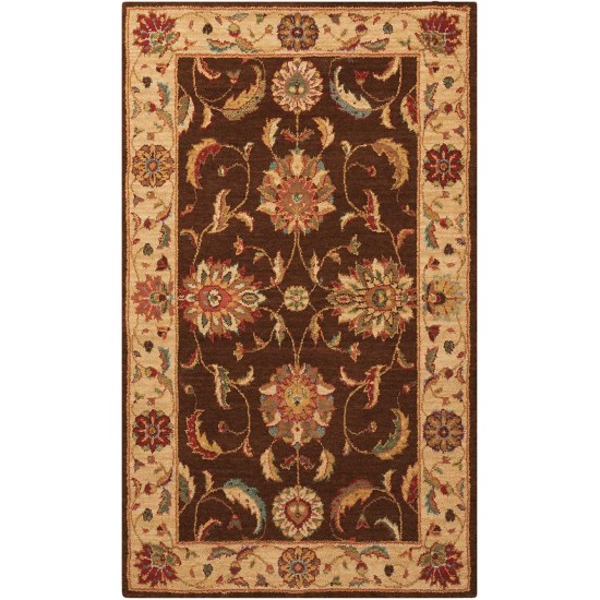 Nourison Living Treasures LI04 Area Rug, Brown, 2'6" x 4'3"