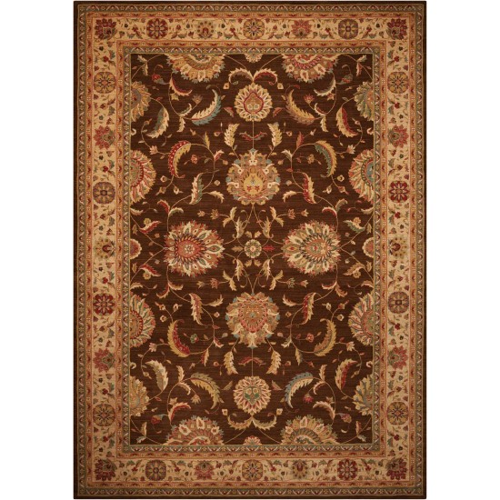 Nourison Living Treasures LI04 Area Rug, Brown, 9'9" x 13'9"