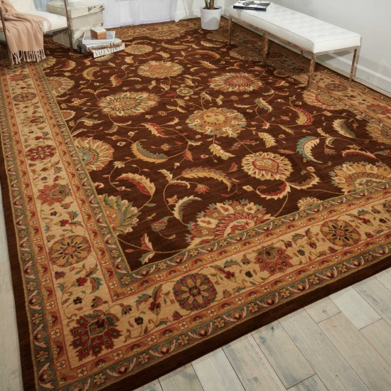 Nourison Living Treasures LI04 Area Rug, Brown, 9'9" x 13'9"