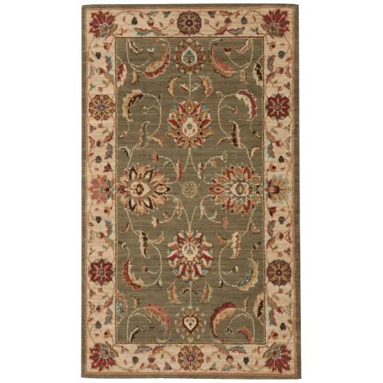 Nourison Living Treasures LI04 Area Rug, Green, 2'6" x 4'3"