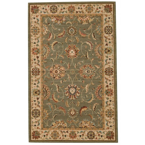 Nourison Living Treasures LI04 Area Rug, Green, 3'6" x 5'6"