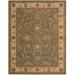 Nourison Living Treasures LI04 Area Rug, Green, 7'6" x 9'6"