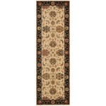 Nourison Living Treasures LI04 Runner Rug, Ivory/Black, 2'6" x 8'