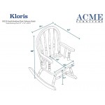 ACME Kloris Youth Rocking Chair, Tobacco