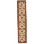 Nourison Living Treasures LI04 Runner Rug, Ivory/Red, 2'6" x 12'