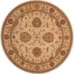 Nourison Living Treasures LI04 Area Rug, Ivory, 5'10" x Round