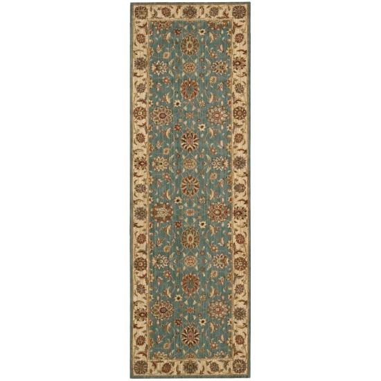 Nourison Living Treasures LI05 Runner Rug, Aqua, 2'6" x 8'