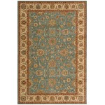 Nourison Living Treasures LI05 Area Rug, Aqua, 5'6" x 8'3"