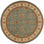 Nourison Living Treasures LI05 Area Rug, Aqua, 7'10" x Round