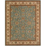 Nourison Living Treasures LI05 Area Rug, Aqua, 9'9" x 13'9"