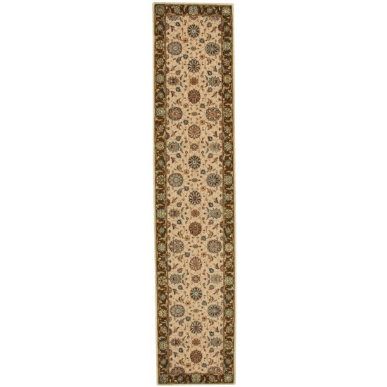 Nourison Living Treasures LI05 Runner Rug, Beige, 2'6" x 12'