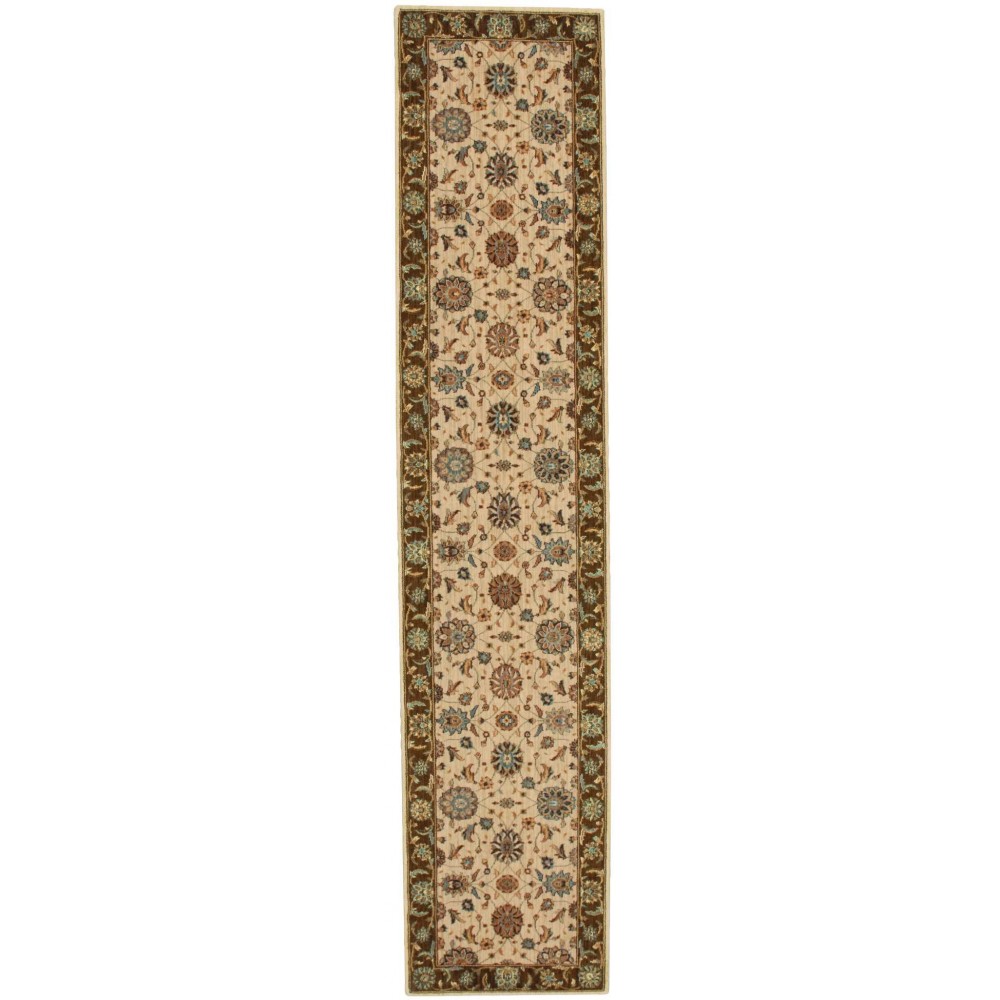 Nourison Living Treasures LI05 Runner Rug, Beige, 2'6" x 12'