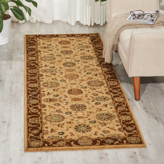 Nourison Living Treasures LI05 Runner Rug, Beige, 2'6" x 12'