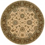 Nourison Living Treasures LI05 Area Rug, Beige, 5'10" x Round