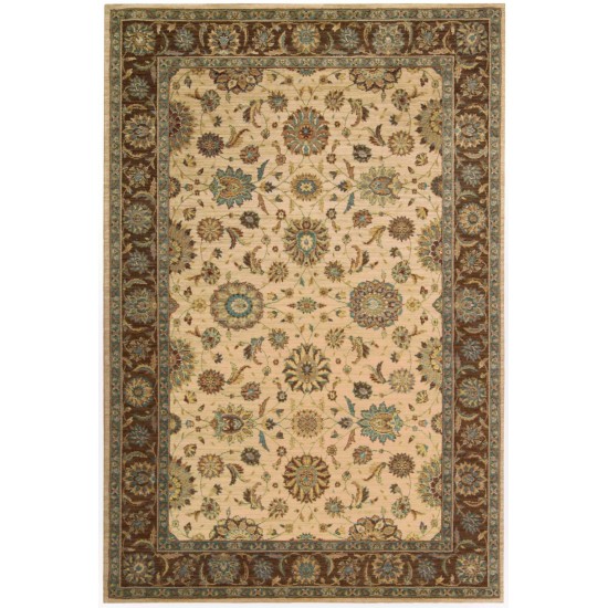 Nourison Living Treasures LI05 Area Rug, Beige, 5'6" x 8'3"