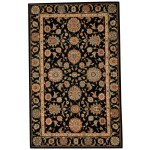 Nourison Living Treasures LI05 Area Rug, Black, 3'6" x 5'6"