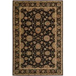 Nourison Living Treasures LI05 Area Rug, Black, 5'6" x 8'3"