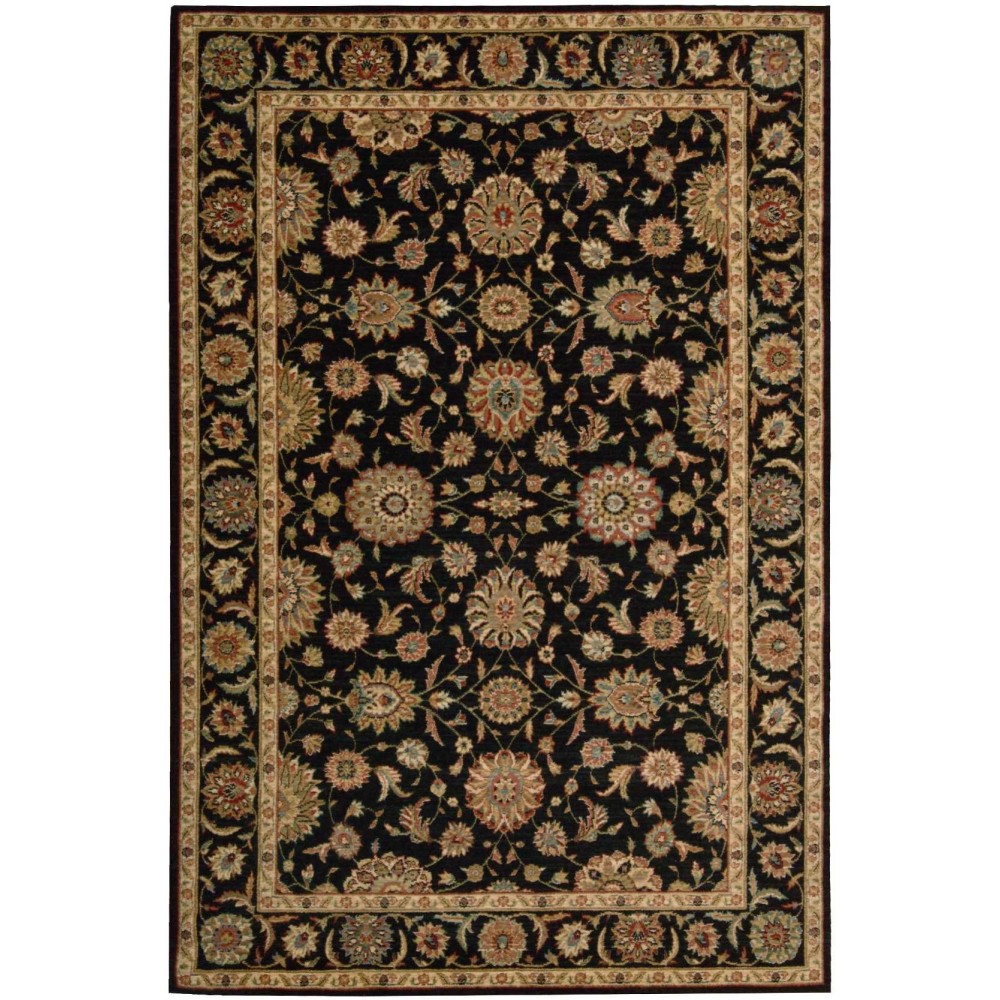 Nourison Living Treasures LI05 Area Rug, Black, 5'6" x 8'3"