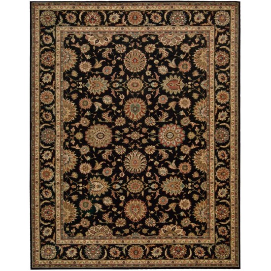 Nourison Living Treasures LI05 Area Rug, Black, 7'6" x 9'6"