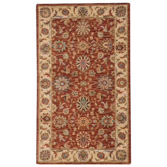 Nourison Living Treasures LI05 Area Rug, Rust, 2'6" x 4'3"