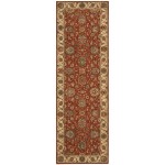 Nourison Living Treasures LI05 Runner Rug, Rust, 2'6" x 8'