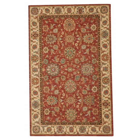 Nourison Living Treasures LI05 Area Rug, Rust, 3'6" x 5'6"