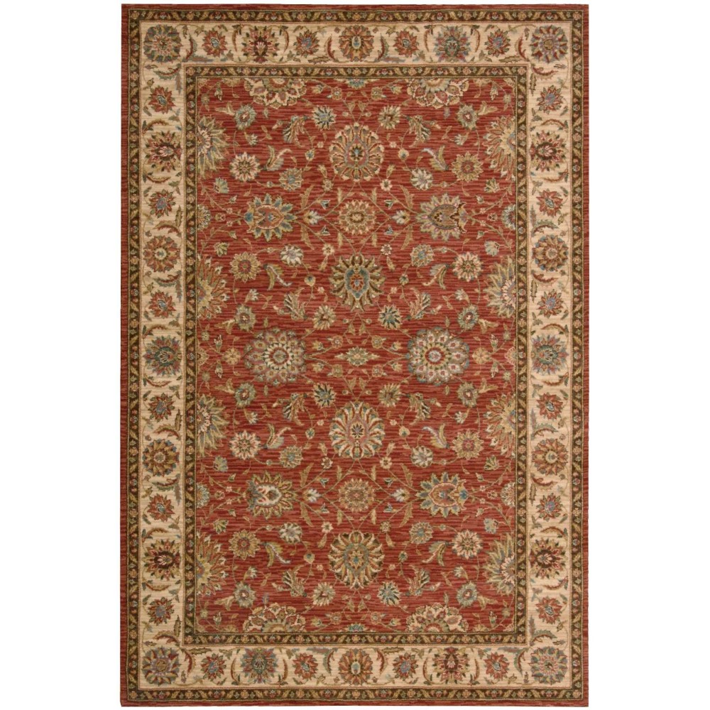 Nourison Living Treasures LI05 Area Rug, Rust, 5'6" x 8'3"