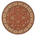 Nourison Living Treasures LI05 Area Rug, Rust, 7'10" x Round