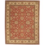 Nourison Living Treasures LI05 Area Rug, Rust, 9'9" x 13'9"